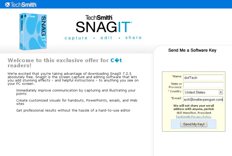 older snagit freeware