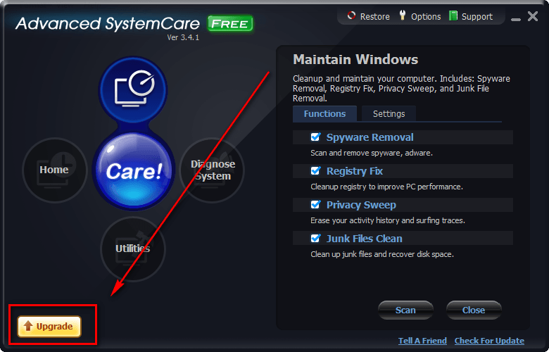 free instals Advanced SystemCare Pro 17.0.1.108 + Ultimate 16.1.0.16