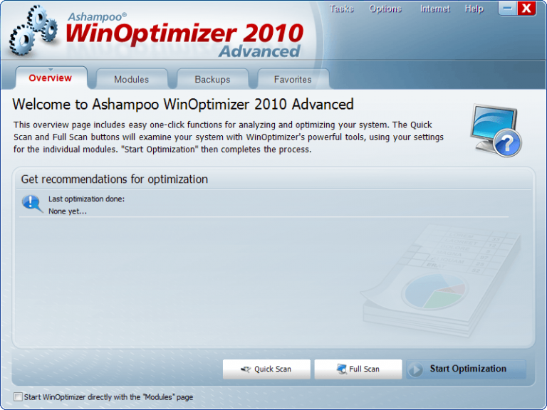 ashampoo winoptimizer free download windows xp