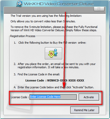 winx hd video converter deluxe license code and email