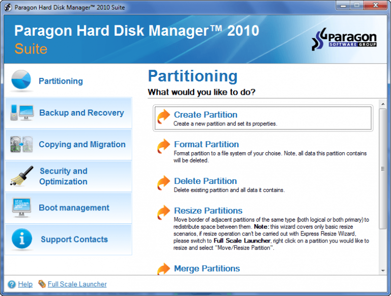 Paragon software. Paragon software