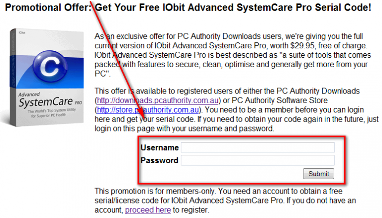 1 year advanced systemcare pro license
