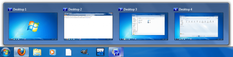 Dexpot creates virtual desktops/workspaces… with virtual eye candy ...