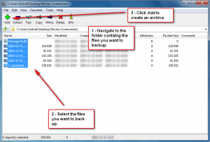 Tip: For the best compression, use 7-zip to backup your files | dotTech