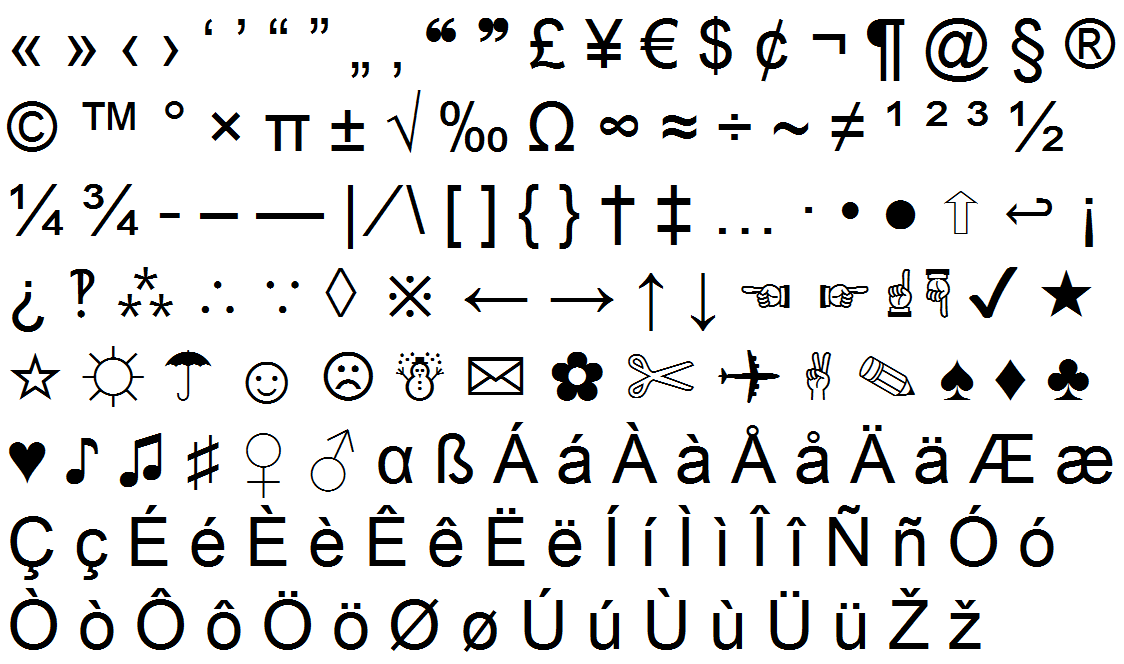 Знаки шрифта символы. Прикольные значки для ников. Непонятные символы. Символы на клавиатуре. Текстовые символы.