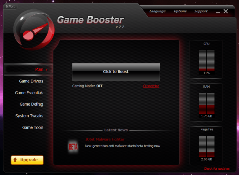 iobit game booster latest version