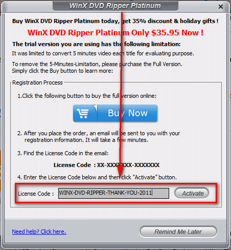 activation key for winx dvd video converter