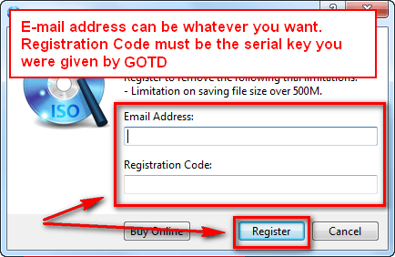 winiso registration code where is it
