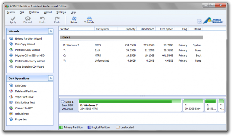 aomei partition assistant pro download free