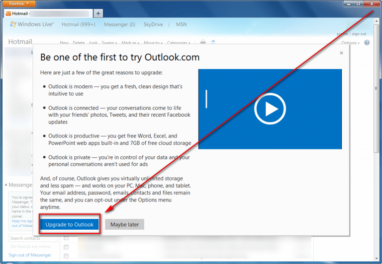 adding hotmail to outlook