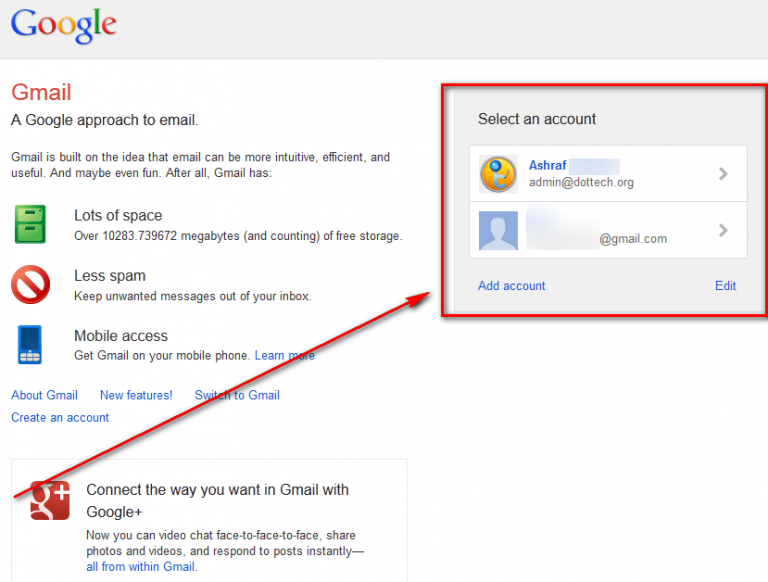 Google Account Chooser EE8