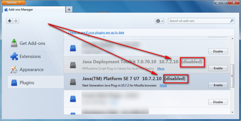 How to disable Java for Firefox, Chrome, Internet Explorer, or Opera ...