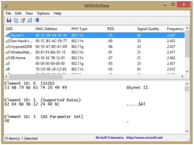 WifiInfoView 2.91 instal the new version for mac