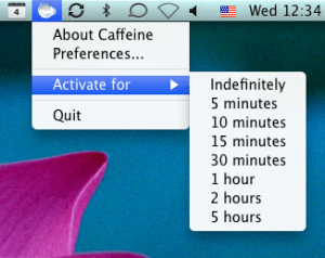 caffeine for mac not working