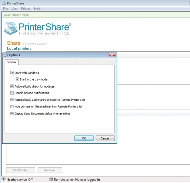 [Windows] Share your printer with family and friends over the with PrinterShare (no