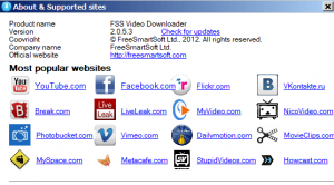FSS Video Downloader Screenshot
