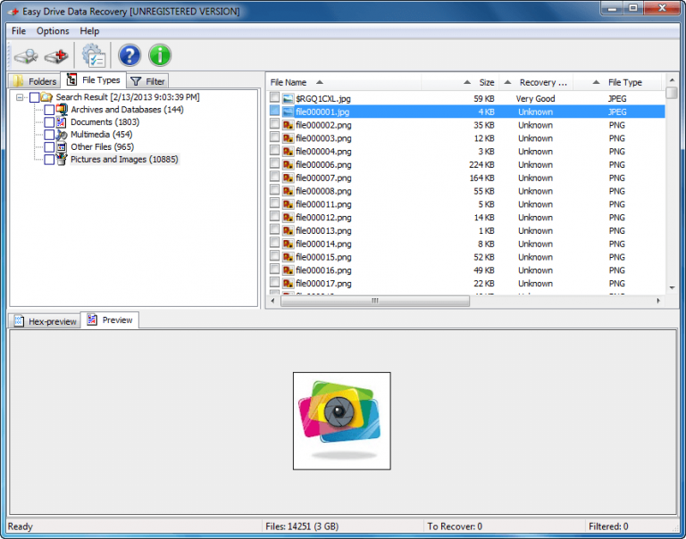 data recovery with file structure windows