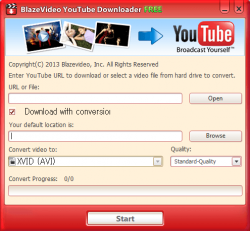 BlazeVideo YouTube Downloader