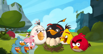 Фон angry birds toons