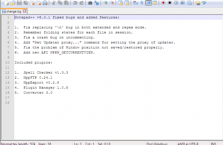 [Windows] Notepad++ is a powerful text editing program, includes syntax