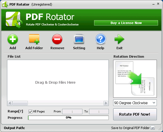 Windows Batch Rotate Pdf Pages With Pdf Rotator Dottech
