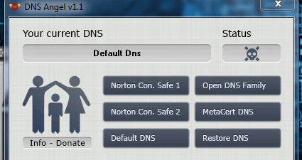 DNS Angel Main UI
