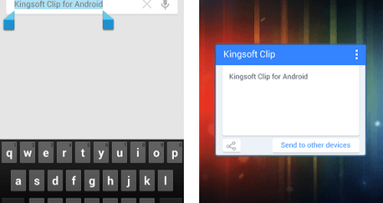 Kingsoft Clip floating window