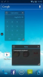 Tiny apps transparent windows (PRO ONLY)