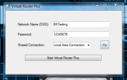 Virtual Router Plus Setup