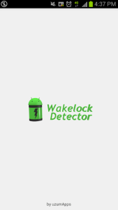 Wakelock Detector splash screen