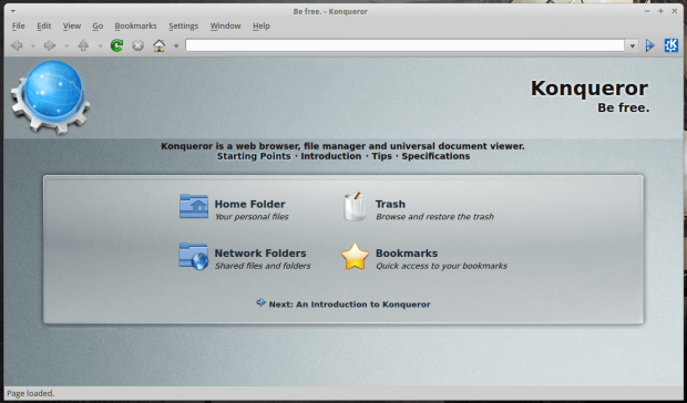[Linux] Konqueror is a web browser that has a ton of native features ...