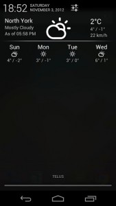 Notification Weather UI