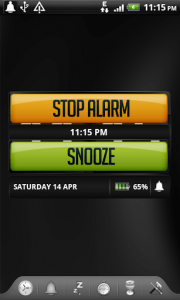 Alarm Clock Ultra triggered alarm