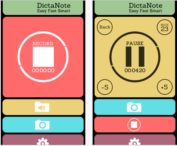 dictanote iphone app