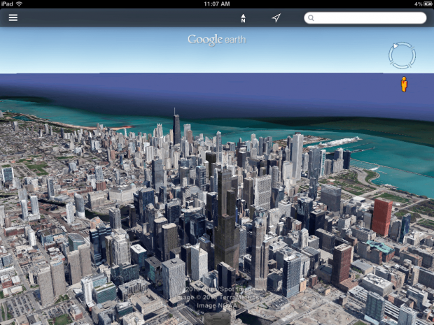 google earth android and ios app