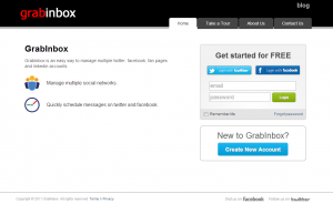GrabInbox Homepage