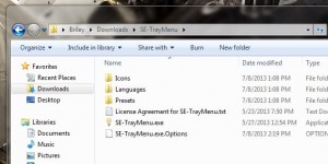 SE-TrayMenu directory