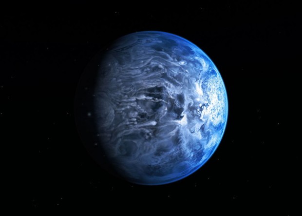 Blue Alien Planet