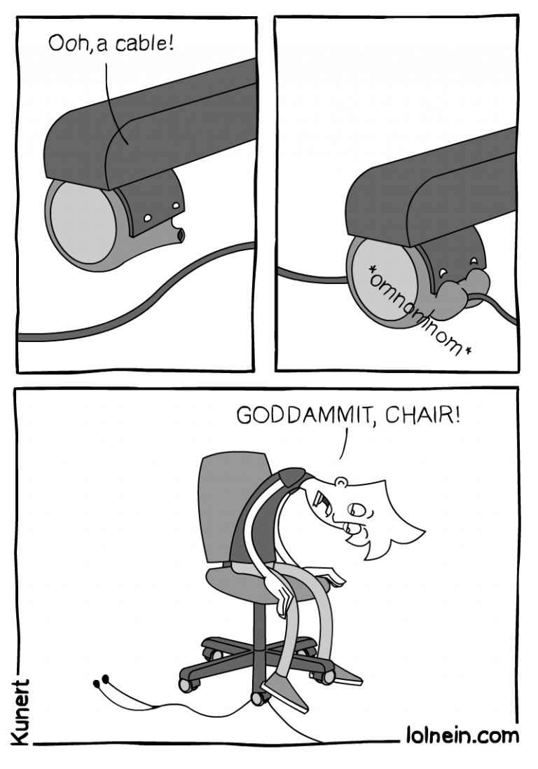 why-do-wires-always-get-stuck-in-the-wheel-of-chairs-comic-dottech