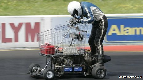 shopping cart racer