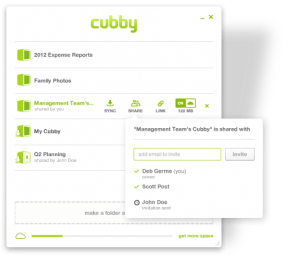 Cubby File Sharing