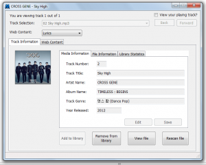 M-Player File Properties