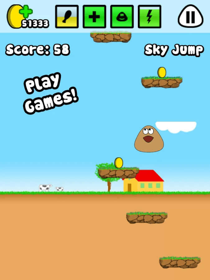 Download do APK de Baby Pou Jump - Virtual Pet para Android
