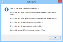 RefreshPC changes