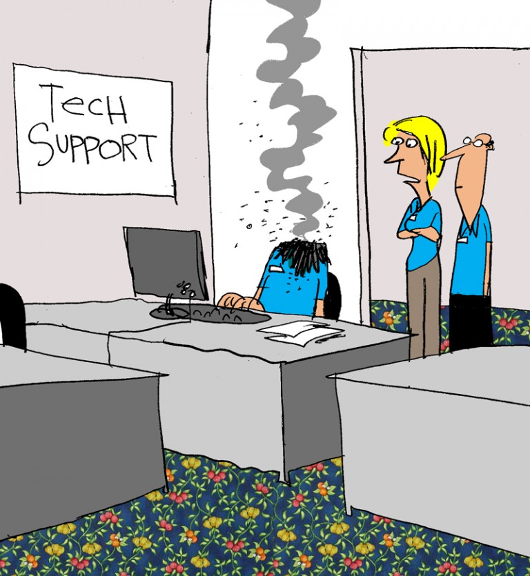 What it is like working as tech support [Comic] | dotTech