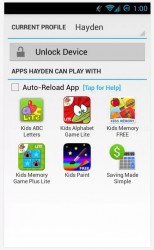 Kids Zone App Lock UI