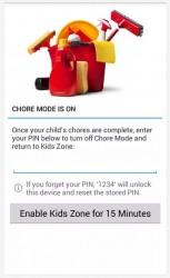Kids Zone App Lock chore mode