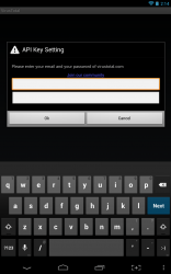 VirusTotal enter API key