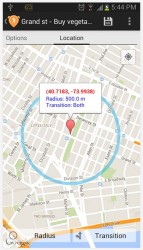 Location Reminder GPS placement