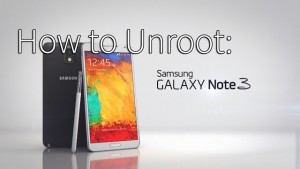 Unroot Note 3